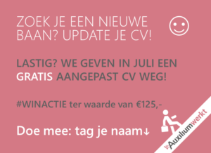 Winactie CV juli 2019